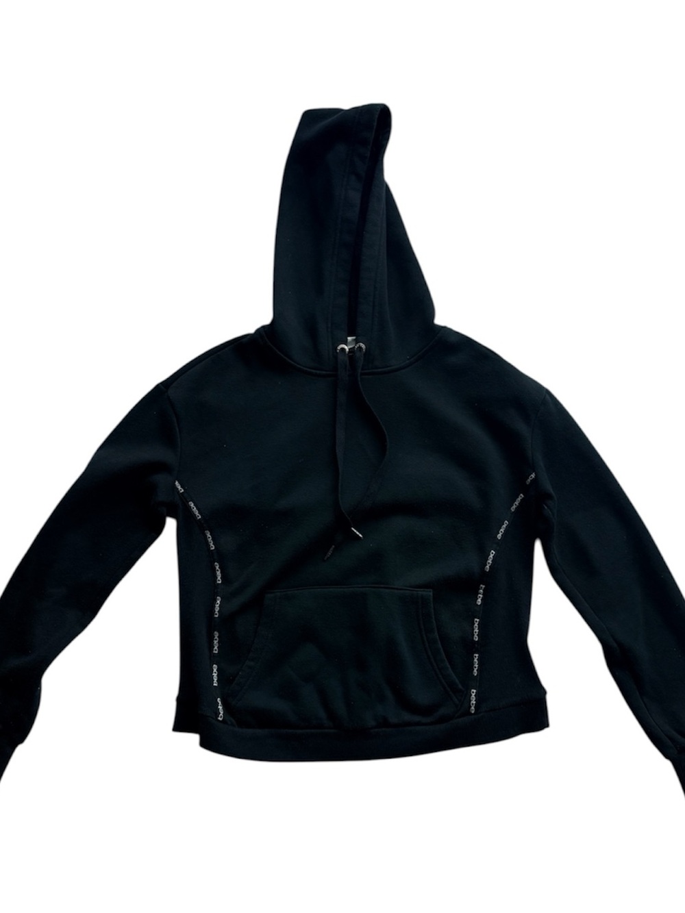 BEBE Black Women's Hoodie Sweatshirt - Unknown Brand